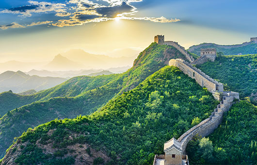 The emblematic Great Wall of China