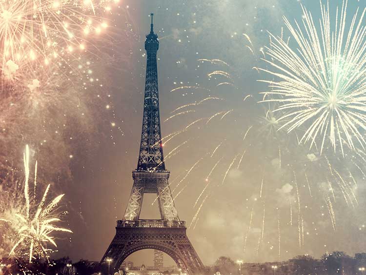 New Year&#039;s in Paris
