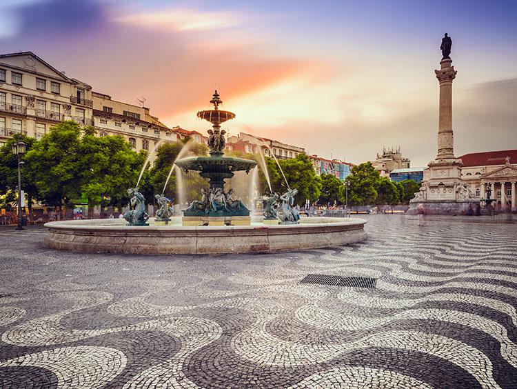 Lisbon Rossio Square