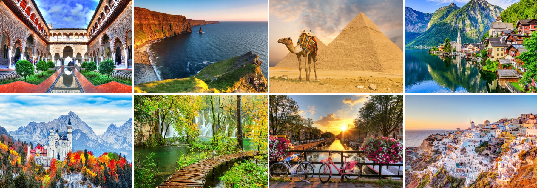 Dream destinations across the globe. Dream destinations across the globe.